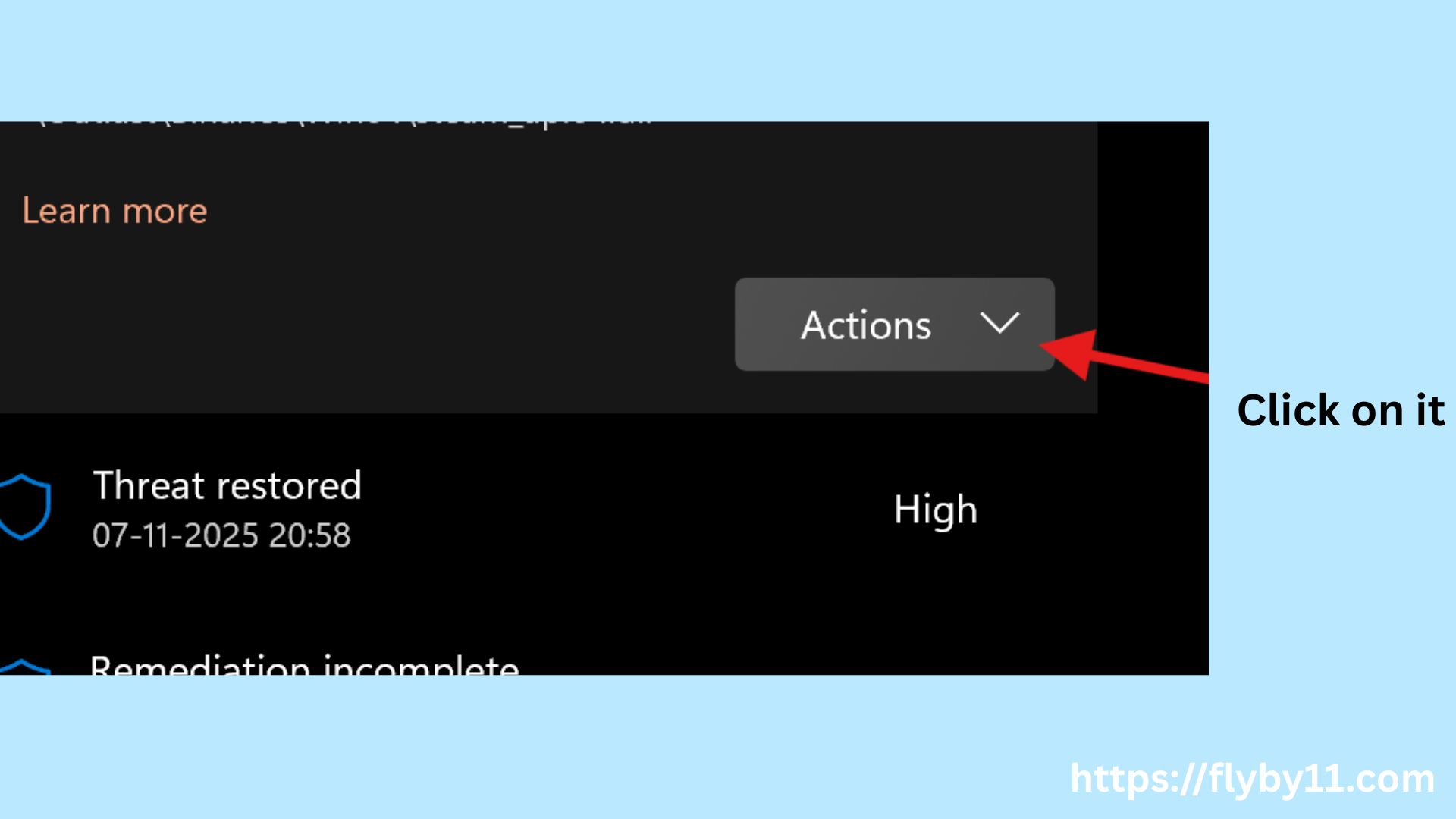Click action and allow on all devices
