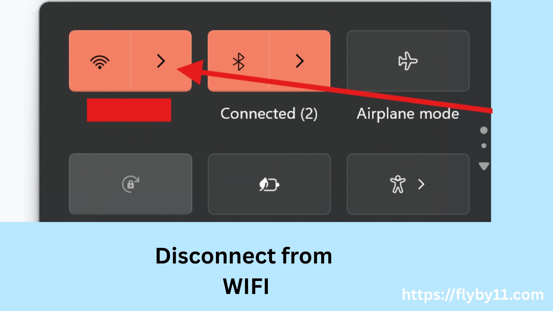 Disconnect from Wi-Fi