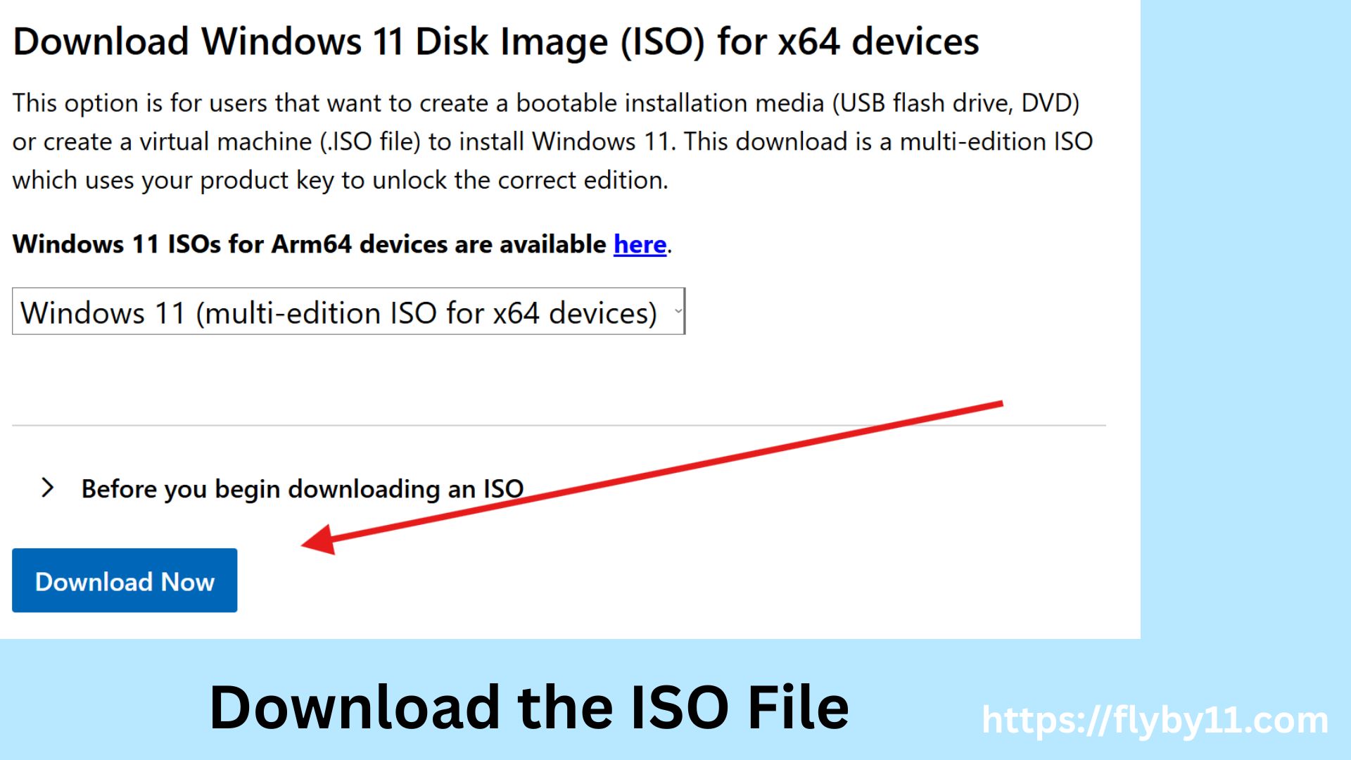 FlyOOBE download ISO file